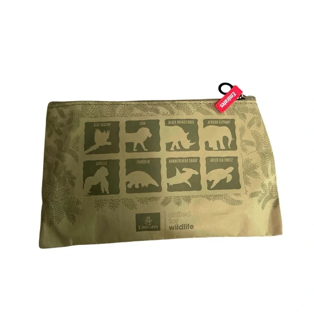 Emirates 2025 Wildlife Themed Pouch